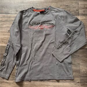 Harley-Davidson Gray Long Sleeve Tee